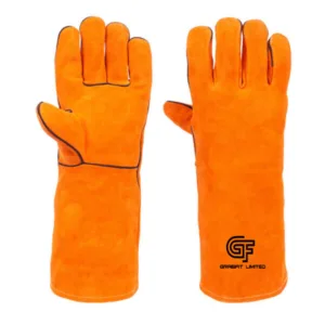 Orange Heat-Resistant Welding Gloves | Grabbfit Gloves