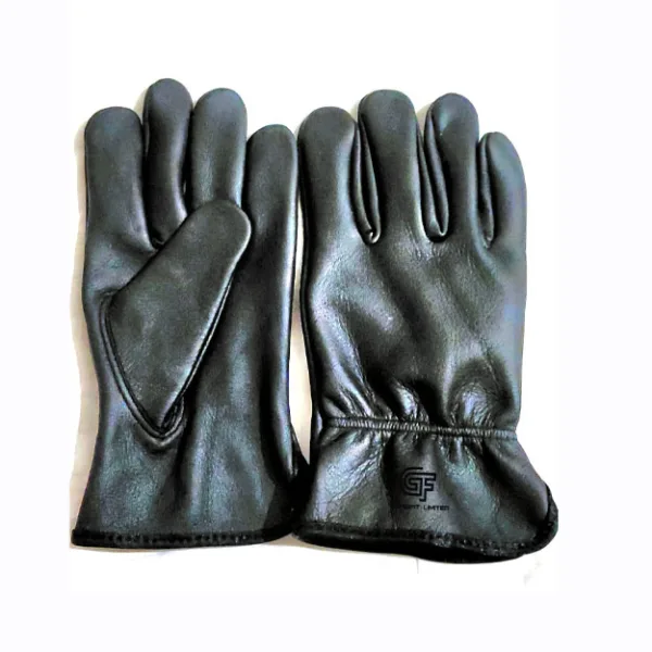 Black Leather Work Gloves –  Premium Quality Gloves