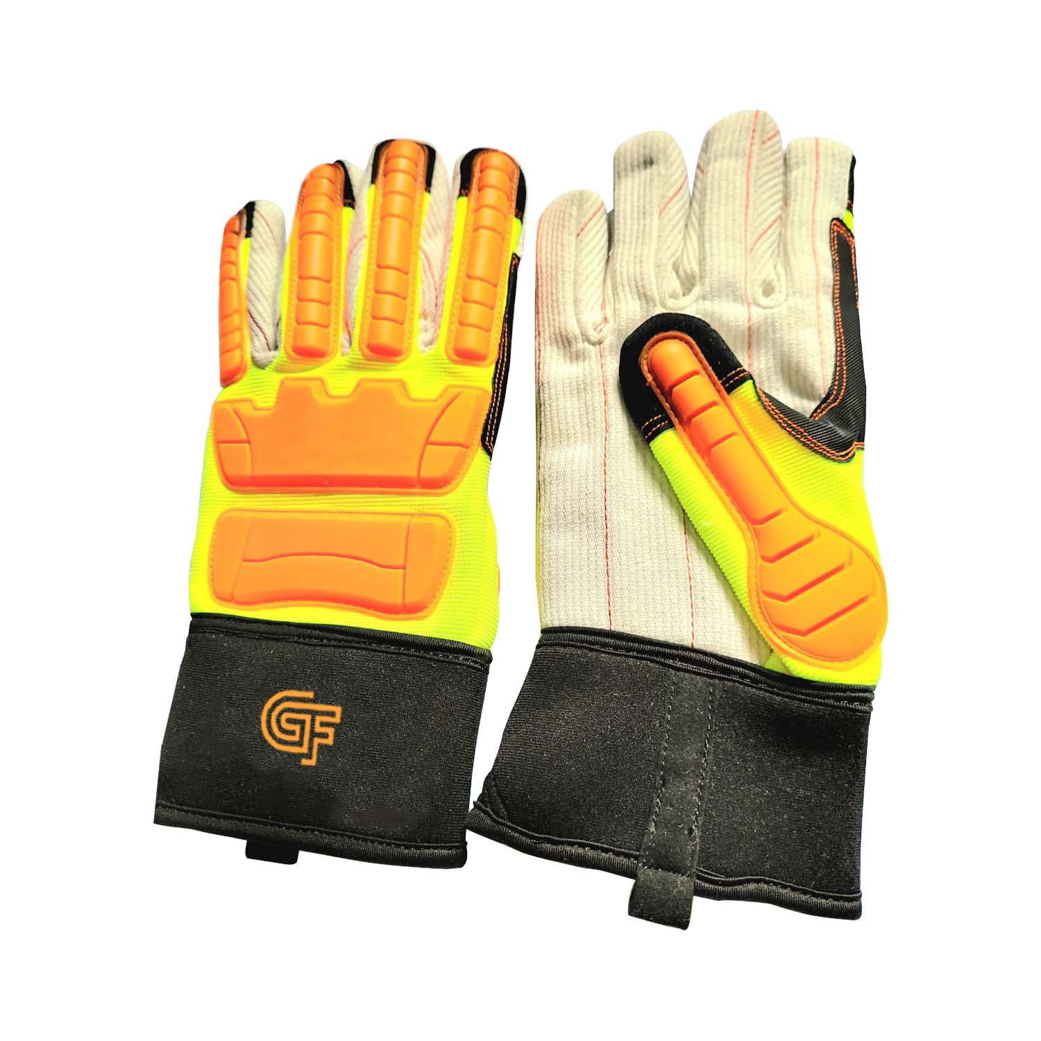 Heavy-Duty Leather Work Gloves for Industrial Protection - Image 5