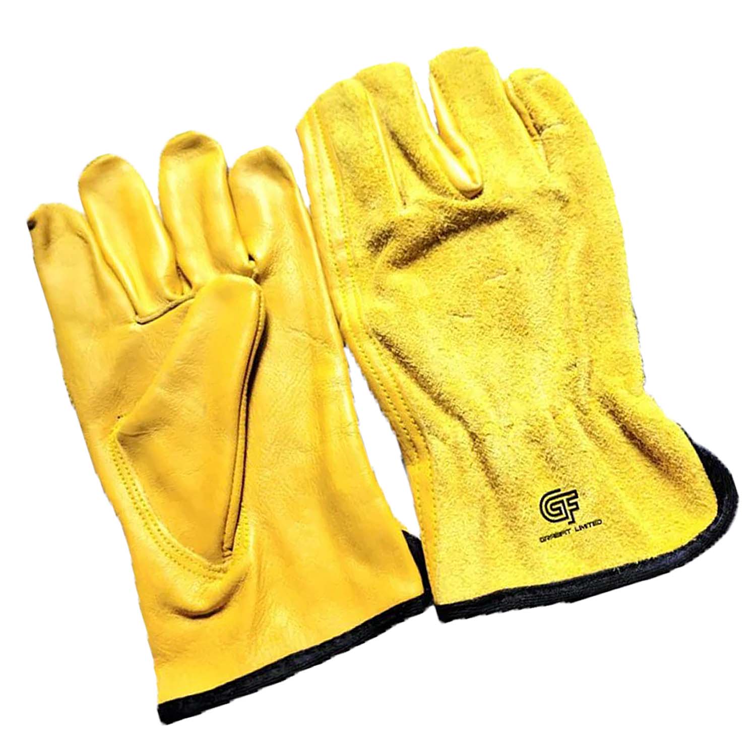 Yellow Leather Work Gloves –  Safety Gloves Built to Outlast Every Task - Image 4