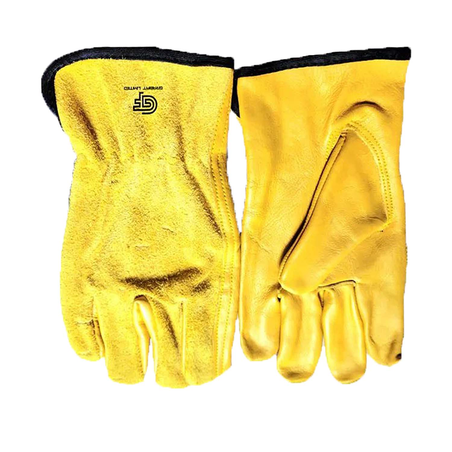 Yellow Leather Work Gloves –  Safety Gloves Built to Outlast Every Task - Image 6