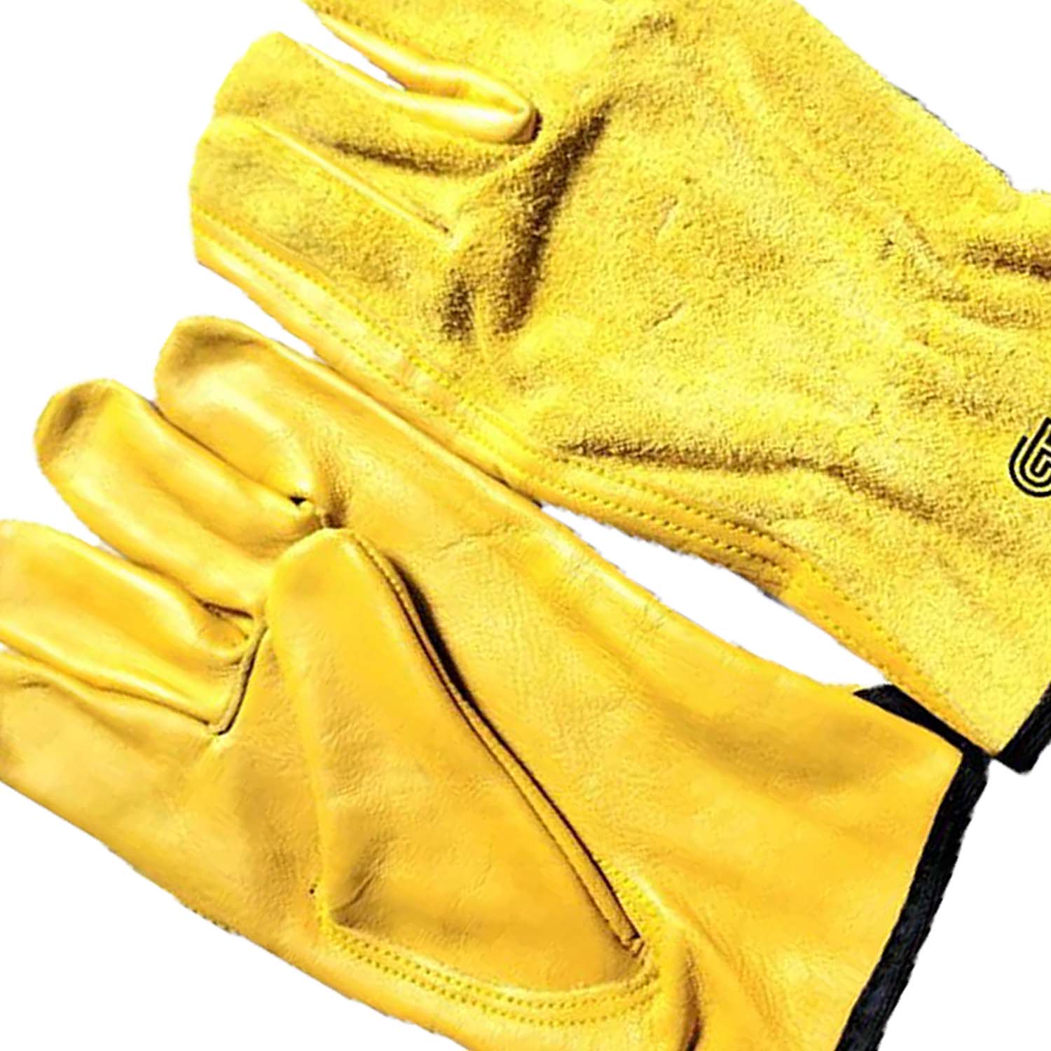 Yellow Leather Work Gloves –  Safety Gloves Built to Outlast Every Task - Image 7